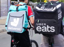 deliveroo and ubereats drivers